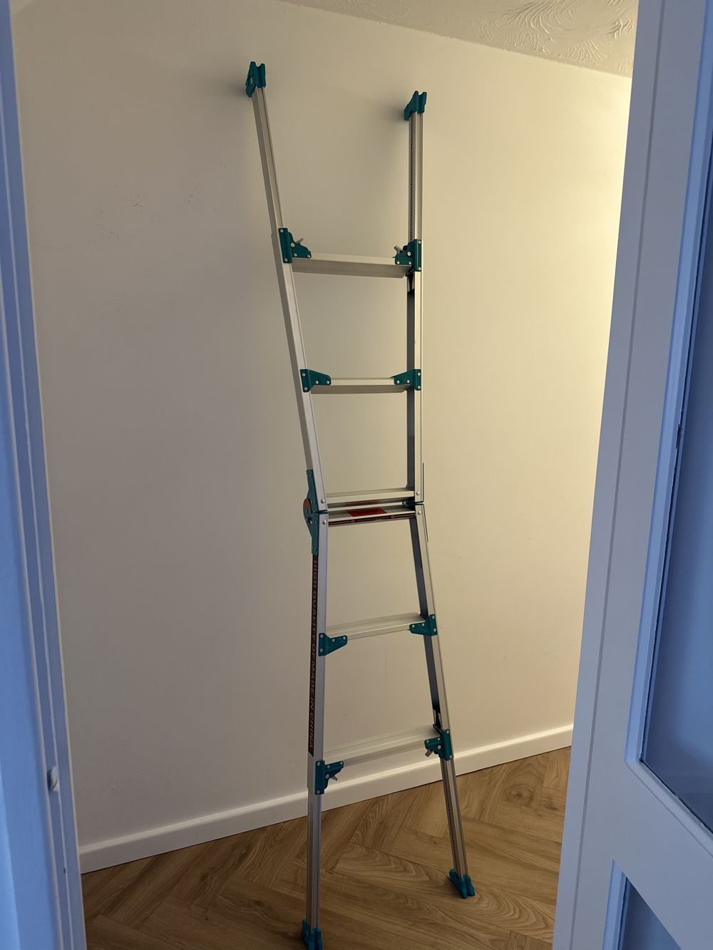 Level Step Pro fully extended as a straight ladder