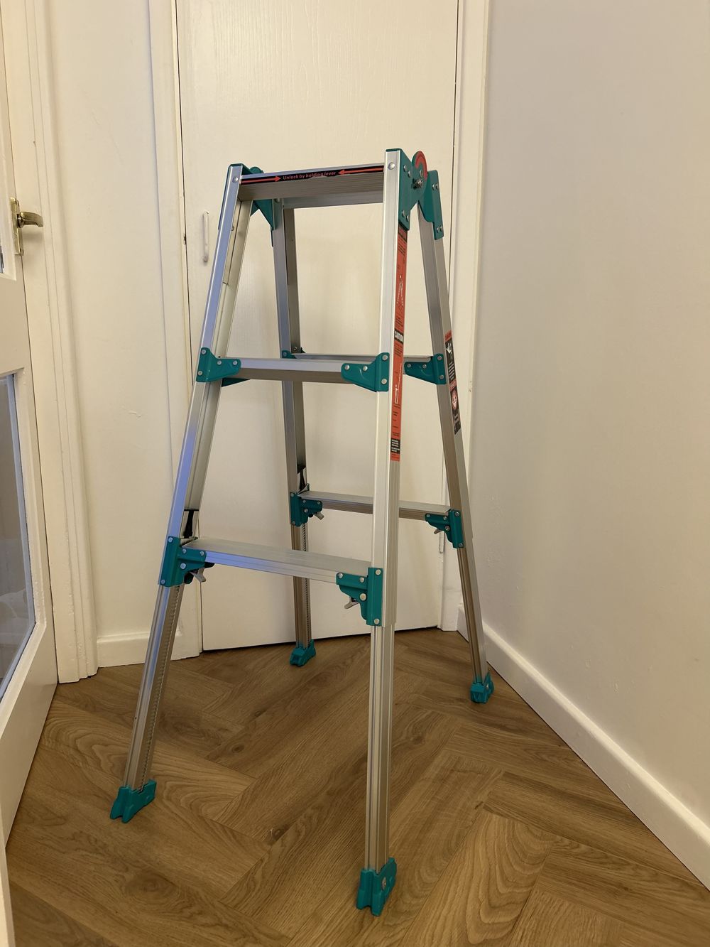 Level Step Pro extended to its maximum height of 105cm