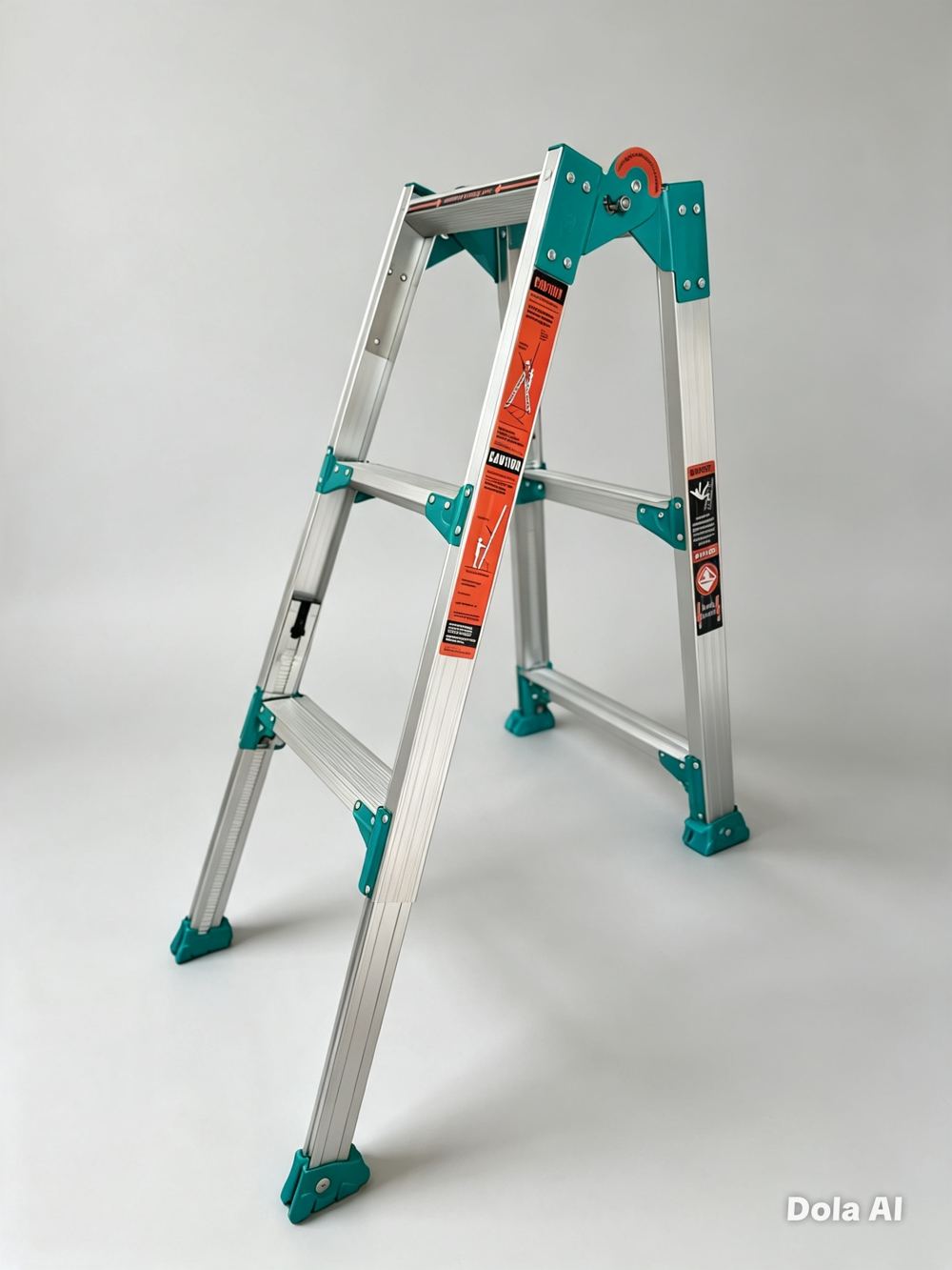 Level Step Pro ladder in twin-stepladder mode, full product view